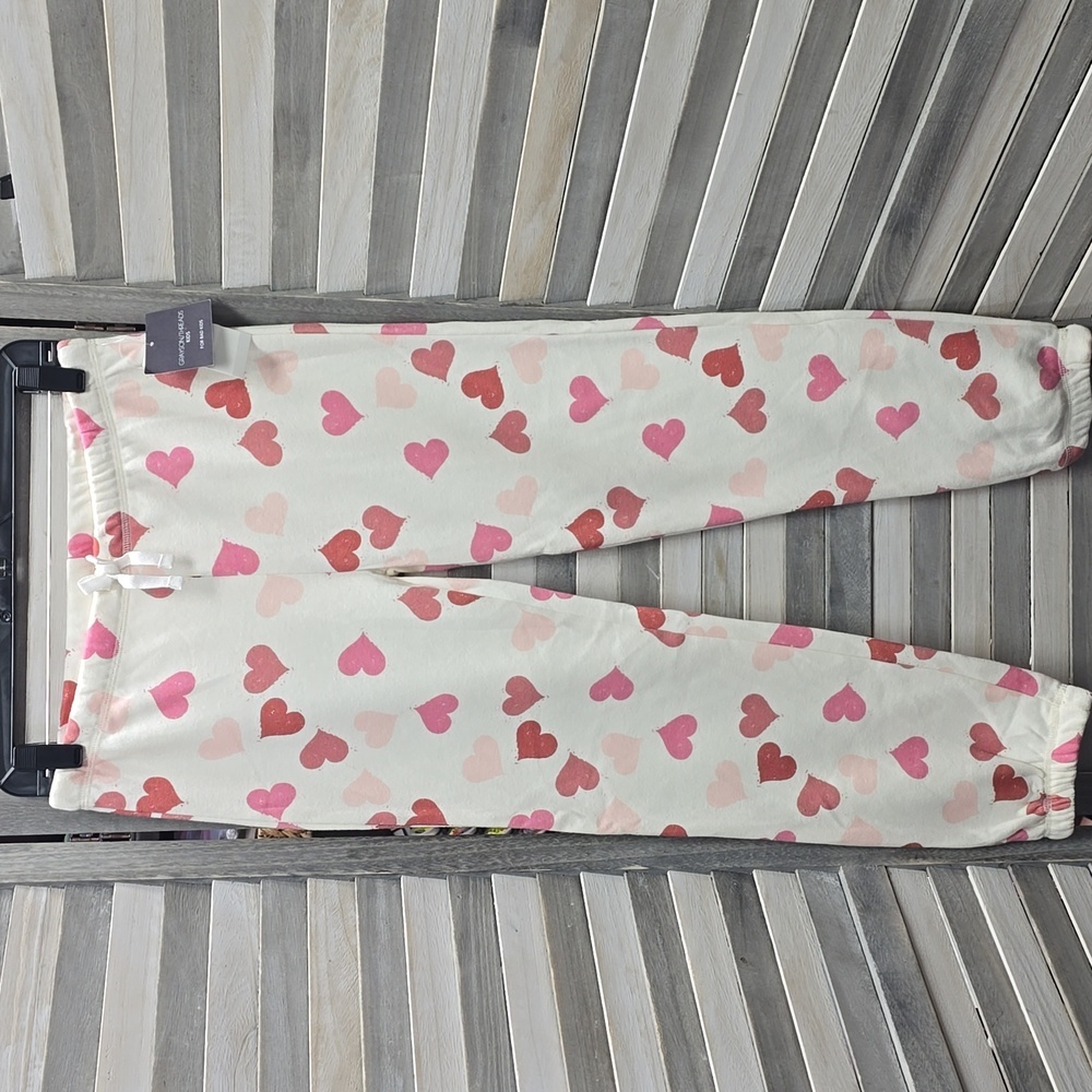 Girls' Heart Fleece Jogger with Drawstring | Grayson Threads | X Large